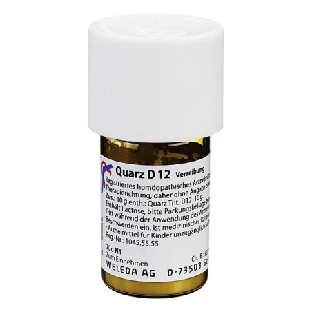 Weleda quarz d12 trituration polvere 20 g Weleda quarz d12 trituration polvere 20 g