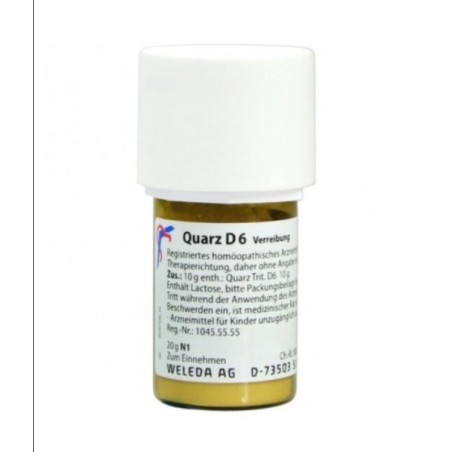 Weleda Quarz d6 20g polvere medicinale omeopatico Weleda Quarz d6 20g polvere medicinale omeopatico