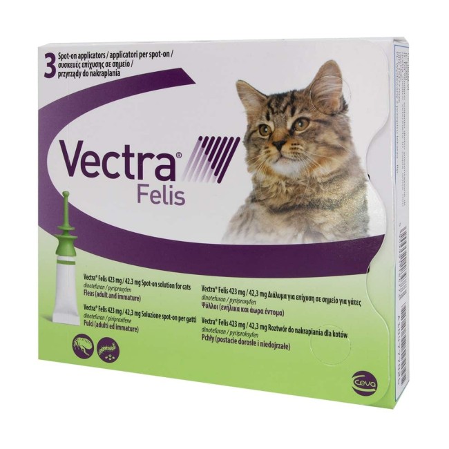 Vectra Felis spot-on 3 pipette antiparassitario per gatti Vectra Felis spot-on 3 pipette antiparassitario per gatti