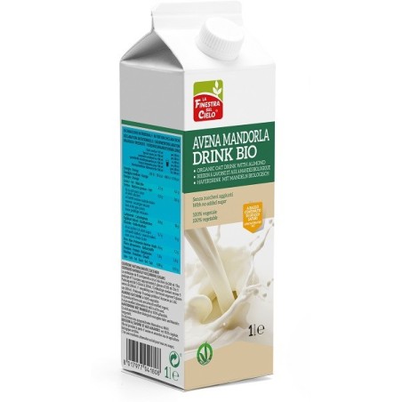 La finestra sul cielo Bevanda avena con mandorla bio 1 litro