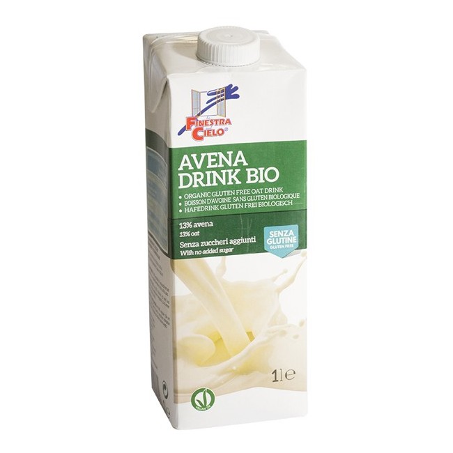Bevanda di avena bio vegan senza zuccheri aggiunti 1 litro Bevanda di avena bio vegan senza zuccheri aggiunti 1 litro