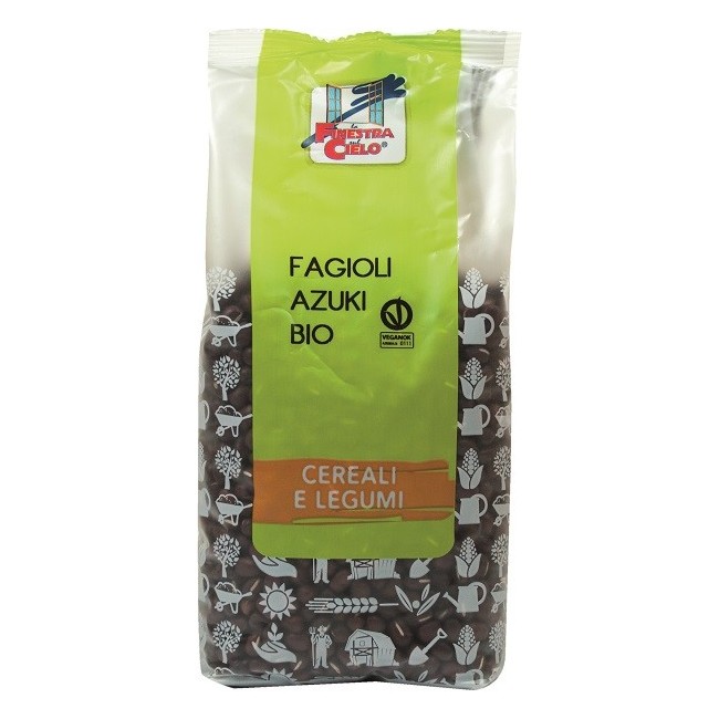 La finestra sul Cielo Fagioli Azuki rossi bio 500 grammi La finestra sul Cielo Fagioli Azuki rossi bio 500 grammi