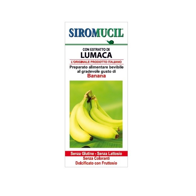 Siromucil sciroppo con estratto di lumaca alla banana 150 ml Siromucil sciroppo con estratto di lumaca alla banana 150 ml