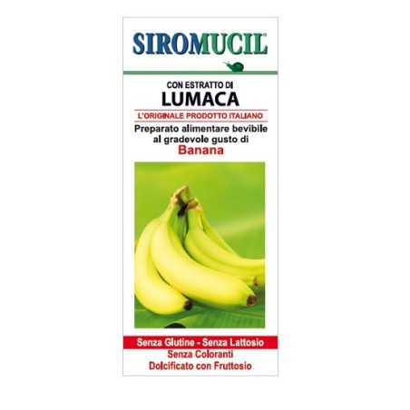 Siromucil sciroppo con estratto di lumaca alla banana 150 ml Siromucil sciroppo con estratto di lumaca alla banana 150 ml