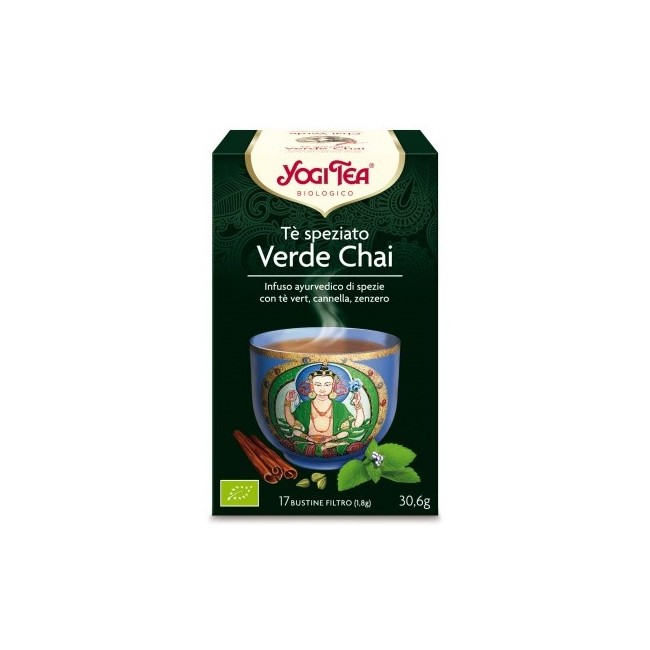 Yogi tea te' chai verde 31 g prodotto biologico Yogi tea te' chai verde 31 g prodotto biologico