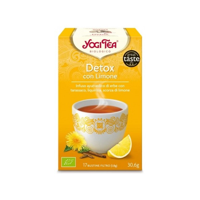 Yogi tea detox limone biologico 17 filtri Yogi tea detox limone biologico 17 filtri