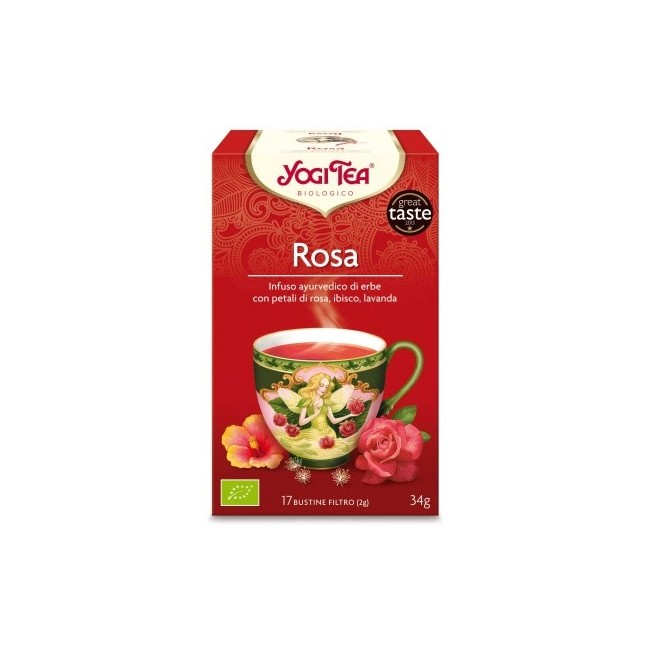 Yogi tea tao rosa bio tisana biologica 17 filtri Yogi tea tao rosa bio tisana biologica 17 filtri