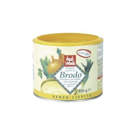 Baule Volante Brodo vegetale polvere senza lievito 220 g Baule Volante Brodo vegetale polvere senza lievito 220 g