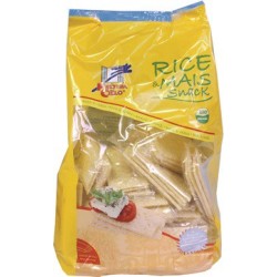 Rice & mais snack cialde di riso e mais con sale bio 250 g
