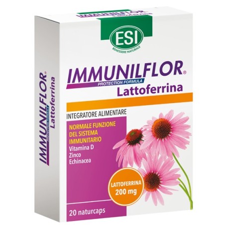 Esi immunilflor lattoferrina integratore 20 naturcaps Esi immunilflor lattoferrina integratore 20 naturcaps