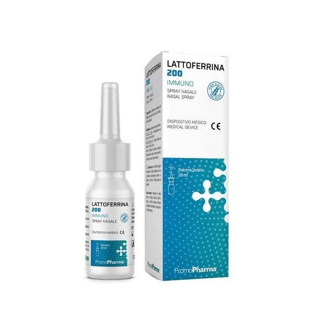 Promopharma Lattoferrina 200 Immuno Spray Nasale 20 ml Promopharma Lattoferrina 200 Immuno Spray Nasale 20 ml