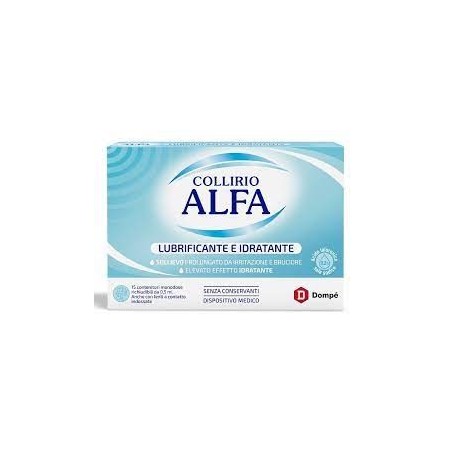 Collirio Alfa Lubrificante 15 Monodose Collirio Alfa Lubrificante 15 Monodose