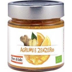Fior di loto Composta agrumi e zenzero bio 250 g