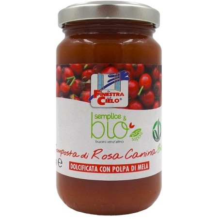 La Finestra sul cielo Composta di rosa canina con polpa di mela 320 g La Finestra sul cielo Composta di rosa canina con polpa di mela 320 g