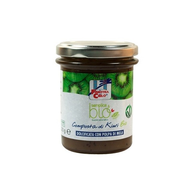 La Finestra sul cielo composta di kiwi bio 220 g La Finestra sul cielo composta di kiwi bio 220 g