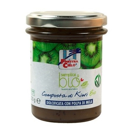 La Finestra sul cielo composta di kiwi bio 220 g La Finestra sul cielo composta di kiwi bio 220 g