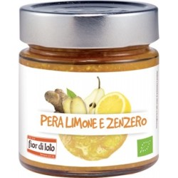 Fior di loto Composta pere limoni e zenzero bio 250 g