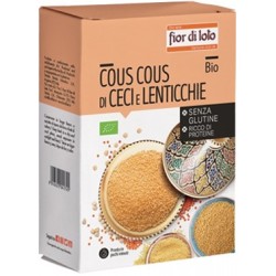 Fior di loto Cous cous di ceci e lenticchie rosse 500 g