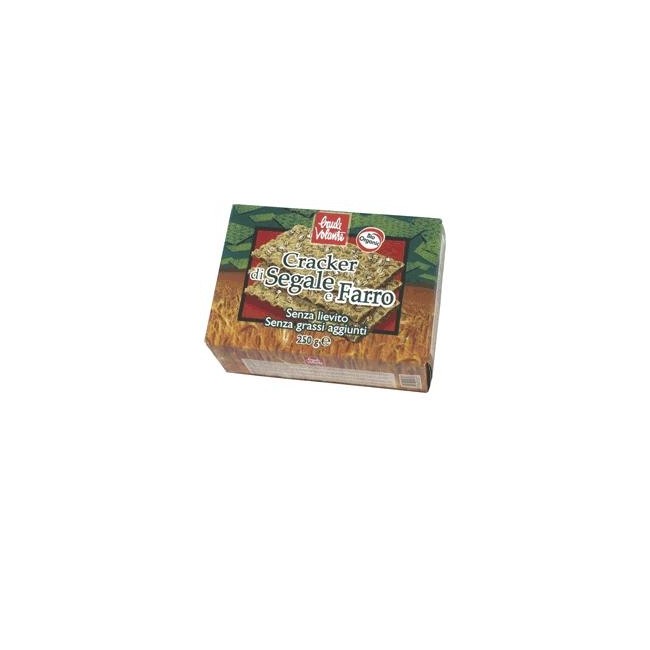 Baule Volante Cracker segale farro 250 g Baule Volante Cracker segale farro 250 g