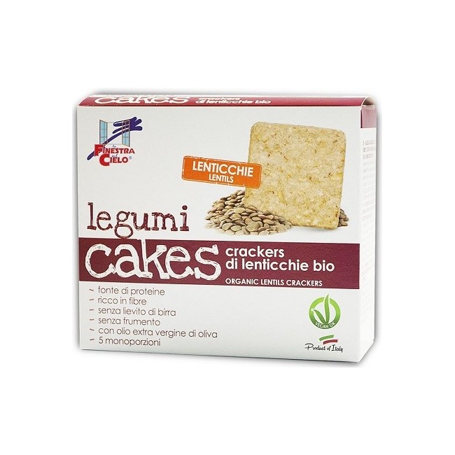 La Finestra sul cielo Legumicakes-crackers di lenticchie 250 mg La Finestra sul cielo Legumicakes-crackers di lenticchie 250 mg