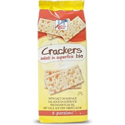 Crackers salati in superficie bio con olio extravergine di oliva 250 g