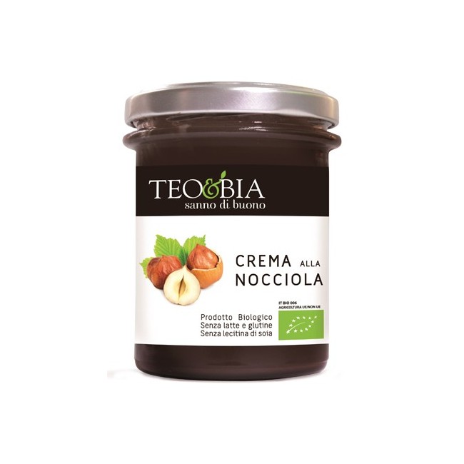 Teo&bia crema alla nocciola bio senza latte 212 g Teo&bia crema alla nocciola bio senza latte 212 g
