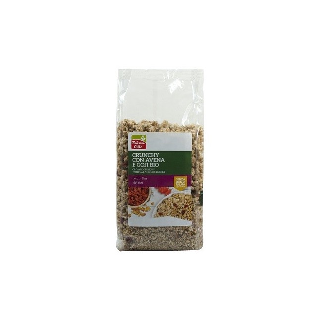 La finestra sul cielo crunchy con avena e bacche di goji bio 375 g La finestra sul cielo crunchy con avena e bacche di goji bio 375 g