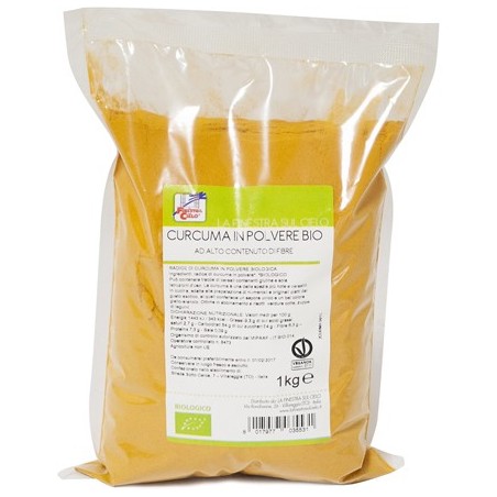 La Finestra sul cielo curcuma bio polvere confezione 1 kg La Finestra sul cielo curcuma bio polvere confezione 1 kg