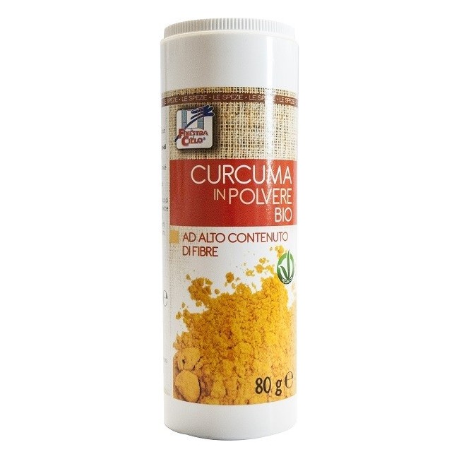 La Finestra sul cielo Curcuma bio condimento biologico 80 g La Finestra sul cielo Curcuma bio condimento biologico 80 g