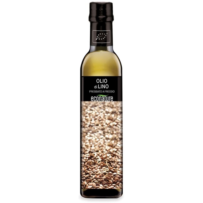Biotobio Econature olio di lino biologico pressato a freddo 250 ml