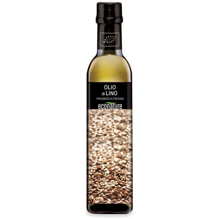 Biotobio Econature olio di lino biologico pressato a freddo 250 ml