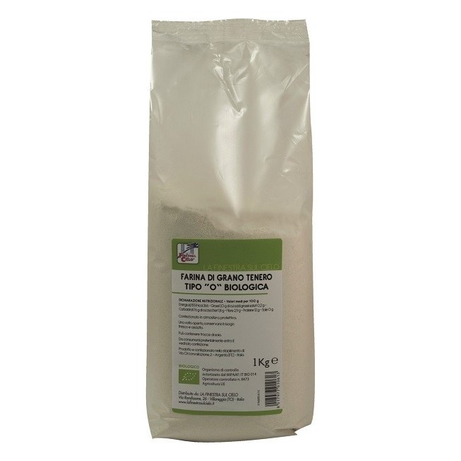 La finestra sul cielo farina di grano tenero tipo 0 bio 1 kg La finestra sul cielo farina di grano tenero tipo 0 bio 1 kg