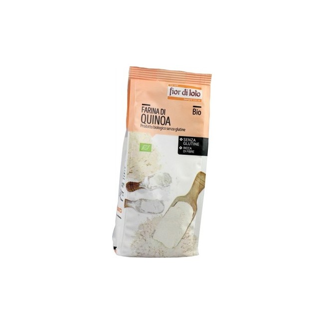 Fior di loto Farina quinoa senza glutine bio 375 g Fior di loto Farina quinoa senza glutine bio 375 g