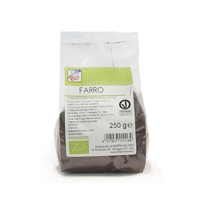 La Finestra sul cielo Farro tostato macinato bio 250 g La Finestra sul cielo Farro tostato macinato bio 250 g