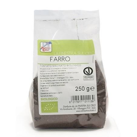 La Finestra sul cielo Farro tostato macinato bio 250 g La Finestra sul cielo Farro tostato macinato bio 250 g