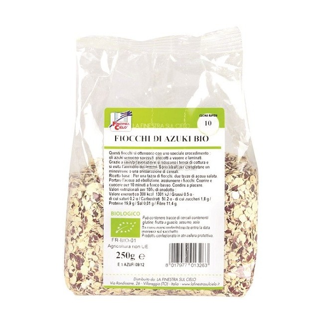La Finestra sul cielo Fiocchi di azuki bio 250 g La Finestra sul cielo Fiocchi di azuki bio 250 g