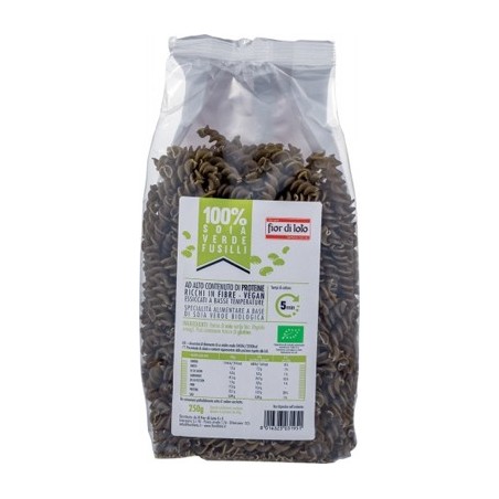 Fior di loto Fusilli di soia verde biologici 250 g Fior di loto Fusilli di soia verde biologici 250 g