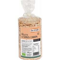 Fior di loto Gallette sorgo e canapa 120 g