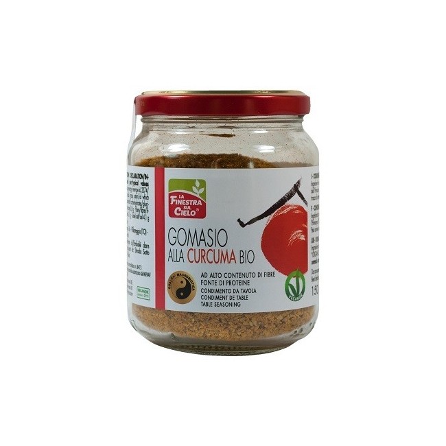 La Finestra sul cielo gomasio alla curcuma bio 150 g La Finestra sul cielo gomasio alla curcuma bio 150 g