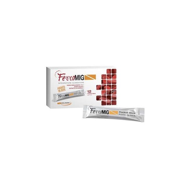 Ferromig Integratore 12 Stick Pack Ferromig Integratore 12 Stick Pack