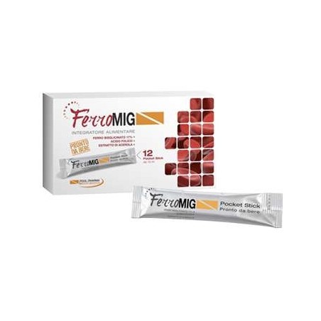 Ferromig Integratore 12 Stick Pack Ferromig Integratore 12 Stick Pack