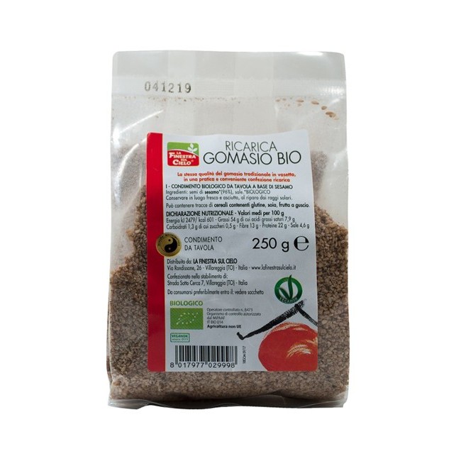 La Finestra sul cielo ricarica gomasio bio 250 g