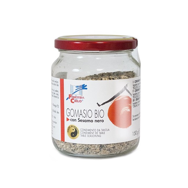 La Finestra sul cielo gomasio con sesamo nero bio 150 g La Finestra sul cielo gomasio con sesamo nero bio 150 g