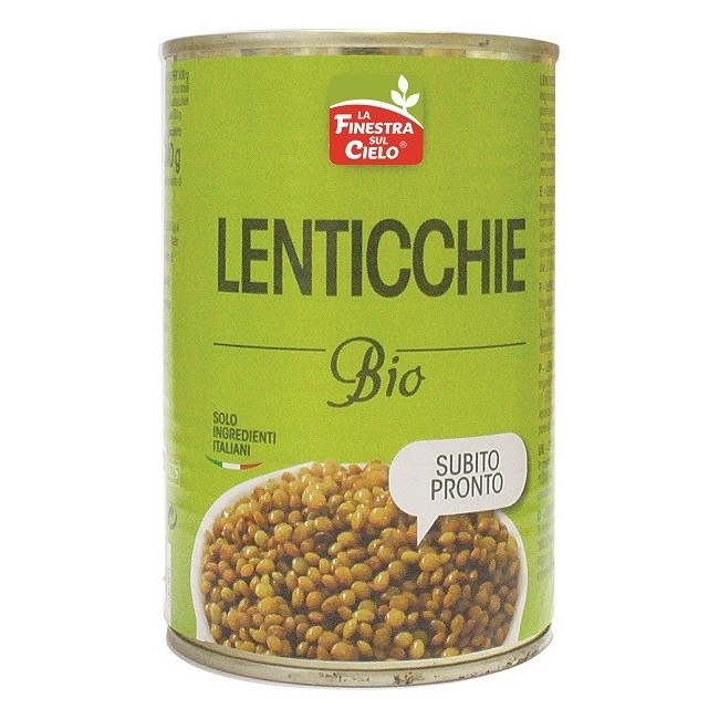 La finestra sul cielo Lenticchie pronte bio 400 g La finestra sul cielo Lenticchie pronte bio 400 g