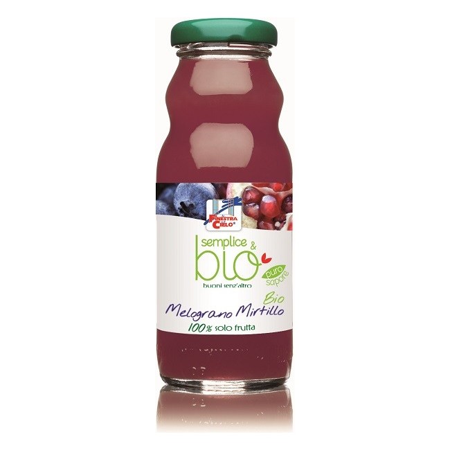 Semplice&bio mela melograno mirtillo senza zuccheri aggiunti 200 ml Semplice&bio mela melograno mirtillo senza zuccheri aggiunti 200 ml