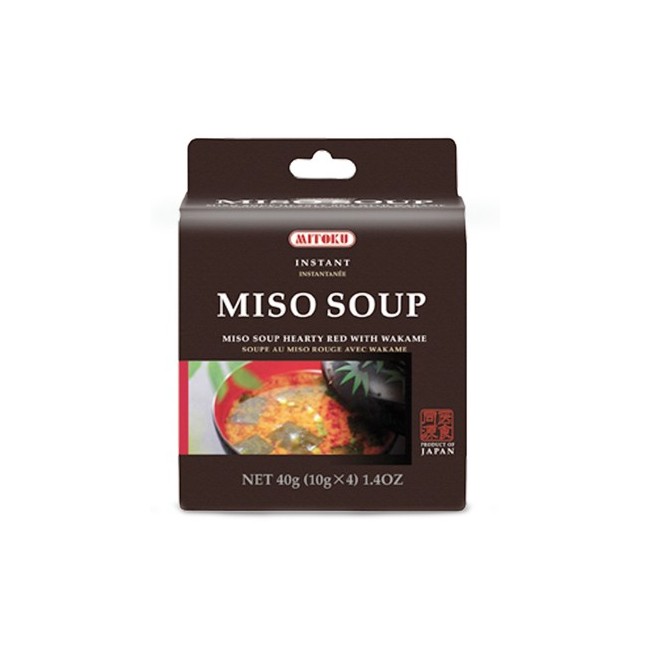 Biotobio Mitoku zuppa di miso istantanea alle alghe 4 bustine da 10 gr