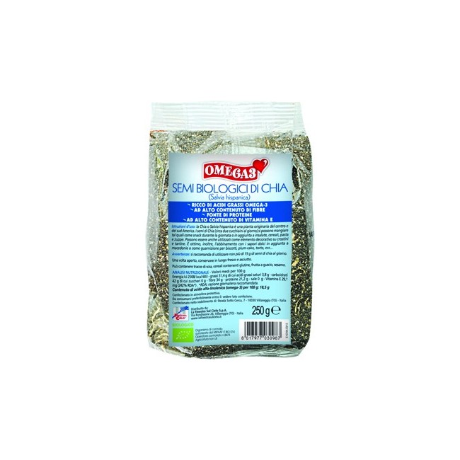 La Finestra sul cielo omega 3 semi di chia bio con fibre 250 g La Finestra sul cielo omega 3 semi di chia bio con fibre 250 g