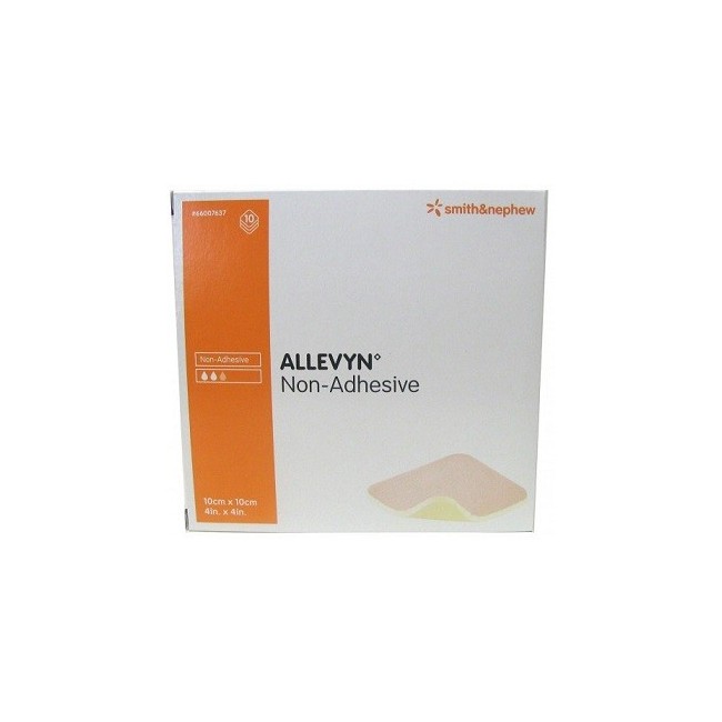 Allevyn Non adesivo medicazione di poliuretano 10 cm x 10 cm 10 pezzi Allevyn Non adesivo medicazione di poliuretano 10 cm x 10 cm 10 pezzi