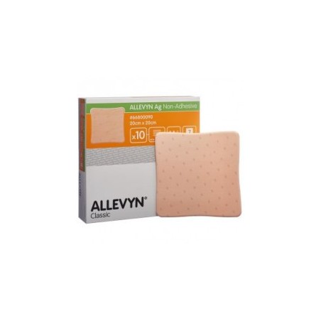 Allevyn adhesive medicazione di poliuretano 22,5x22,5cm 10 pezzi