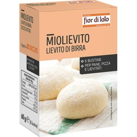 Fior di loto Miolievito Lievito di birra essiccato 60 G Fior di loto Miolievito Lievito di birra essiccato 60 G